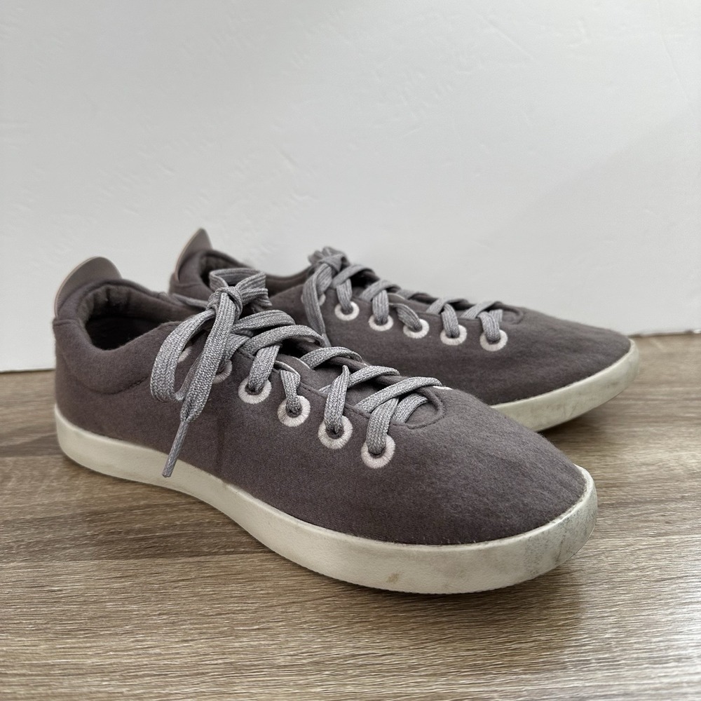 Allbirds Womens Wool Pipers Sneaker Lace Up Shoe Size 10 Hazy Mauve Purple